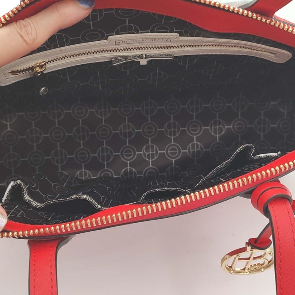 Henri Bendel Red Crossbody Satchel - Picture 8 of 15